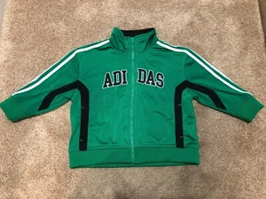 Kids Todler 24M Months Green Adidas Trainer Track Suit Warm Up Zip Up Jacket - Picture 1 of 8