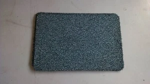 Eingangsmatte 40x 60 cm grün-w waschbar, aus Baumwolle, Türmatte mit Gummirücken - Bild 1 von 2