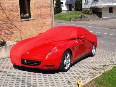 Vollgarage Schutzdecke Car-Cover Indoor Rot für Ferrari 612 Scaglietti - Image 1 of 4