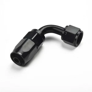 90 Degree Swivel Hose End Fitting AN6 -6AN Accessories Adaptor Female Threads - Picture 1 of 23