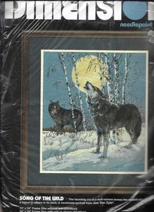 Dimensions Needlepoint Kit, SONG OF THE WILD, Re-Sealed, #2420, 1994 - Picture 1 of 5