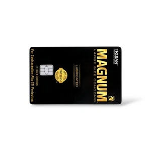 Magnum Condom Credit Card Sticker Debit Skin Decal Cover - Picture 1 of 4