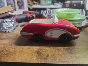 Vintage Keramik Chevy Corvette Skulptur rot - Bild 1 von 4