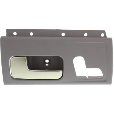 Manija de puerta para Lincoln Town Car 2003-2011 delantera izquierda gris con palanca cromada/dorada Foto 1 de 4