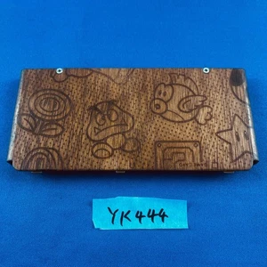  Nintendo New 3DS Faceplate No.24 Monogram Mario Wood Grain Cover Plates  - Picture 1 of 7
