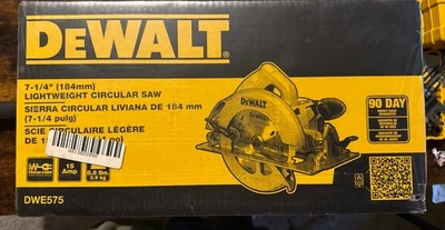 DEWALT DWE575S 7-1/4" Circular Saw Kit - Yellow new!!!! - Image 1 of 4