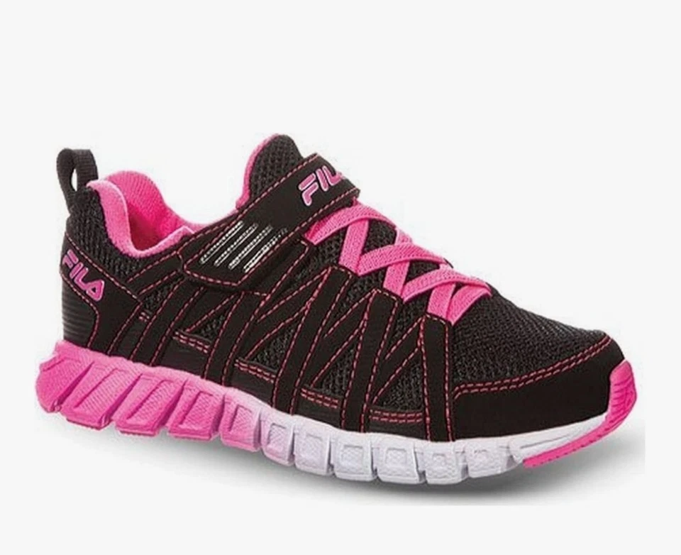 Маленькие детские туфли Fila Crater размер 11 розово-черные 1176-BLK-11 - Изображение 1 из 1