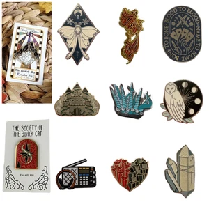 You Pick OwlCrate Bookish Jr Exclusive Enamel Pins NEW - Picture 1 of 21