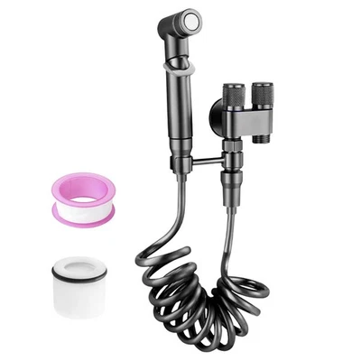 Kit Douchette WC Une Entrée et Deux Sorties Doubles Sorties et Doubles Interr... - Photo 1/4