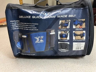 Cinturón de vadera de dibujo rápido H2O Xpress Deluxe, talla única para la mayoría de la cintura 35-72 pulgadas Foto 1 de 3
