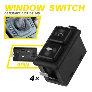 Juego de 4 ventanas interruptor eléctrico iluminadas 61311381205 para BMW E23 E24 E28 E30 - Imagen 1 de 10