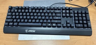 MSI Vigor GK30 GAMING Keyboard + Mouse combo, RGB Backlit 104 Keyboard - Image 1 of 4