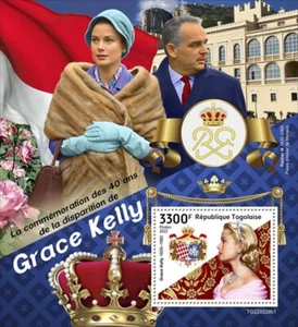 Togo - Aniversario Grace Kelly 2022 - Hoja de recuerdo de estampillas - TG220329b1 - Imagen 1 de 1