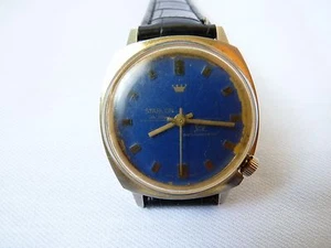 DE COLECCIÓN Swiss Chapado en Oro Para Hombre Starlon Ejecutivo Anti Magnético - Imagen 1 de 6