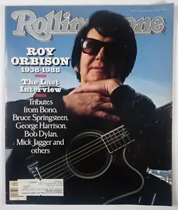 Roy Orbison Tribute Remembrance Dylan Jagger Rolling Stone Magazine Jan 26 1989 - Picture 1 of 1