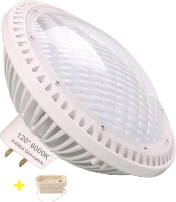 Par64 Bulb LED 40W Dimmable 500Watt Halogen Equivalent 120° Daylight, White - Image 1 of 4