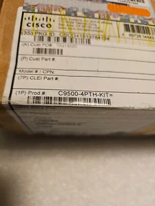 Cisco C9500-4PTH-KIT= Extension Rails and Brackets 4-Point Mount 9500 High-End - Picture 1 of 3