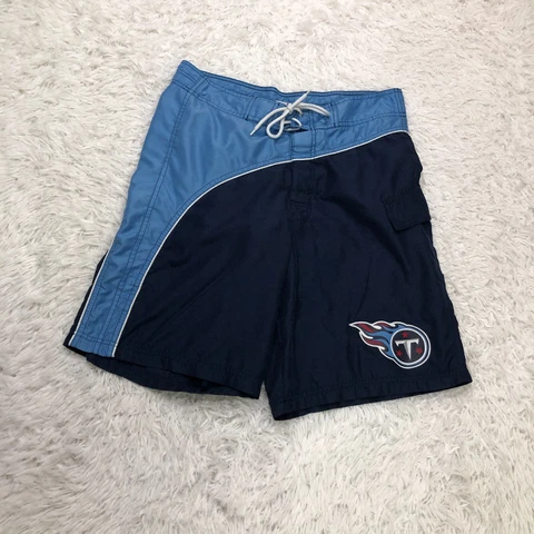 Vintage Tennessee Titans Swim Shorts Trunks Mens Medium Blue Cover