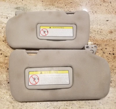 2001-2003 Nissan Altima Sun Visor Set - GRAY - Decent Condition - Image 1 of 4