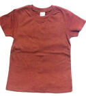  Kavio 3T kurzärmeliges T-Shirt mit Rundhalsausschnitt rot Sieb bedruckbar WEICH NEU