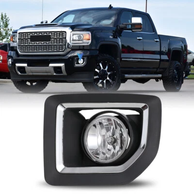 Luz antiniebla para GMC Sierra 2500HD/3500HD 2015 2016 2017 2018 2019 tracción lado izquierdo Foto 1 de 4
