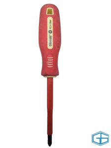 VDE CROSS SLOT SCREWDRIVER NO2 X 100MM XP1000 DRAPER - Picture 1 of 2
