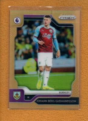 Johann Berg Gudmundsson 2019-20 Panini Prizm Premier Orange Prizm #249 /25 - Image 1 of 2