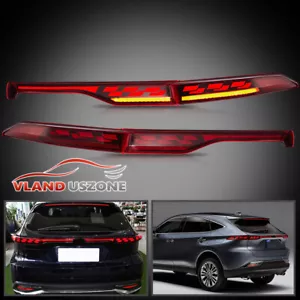 VLAND LED Tail Lights For Toyota Venza 2022-UP Sequential signal IP67 Waterproof - Picture 1 of 19