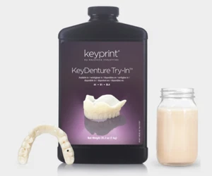 Keyprint KeyDenture Try-In Resin .5KG For 3D Printing Shades:  A1 B1 BL4 - Picture 1 of 1