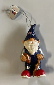 New England Patriots Holiday Gnome Ornament Christmas New FREE SHIPPING - Picture 1 of 5
