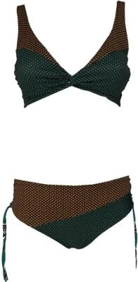 Feeling By JUSTMINE Bikini Frau Double-Face Dunkelbraun/Smaragd Art. - Bild 1 von 4