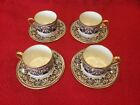 Lenox Lammermoor Grand Tier Collection Tea/Coffee Cup & Saucer-Set of Four. Mint