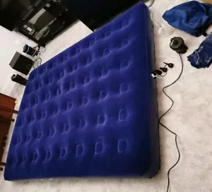 Air-O-Space Bed, Size Queen, With 2 Pillows, Carry Bag,Inflating/Deflating Pump - Picture 1 of 9