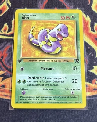 Abo - 56/82 - Team Rocket 1st Edition - French - - Image 1 of 2
