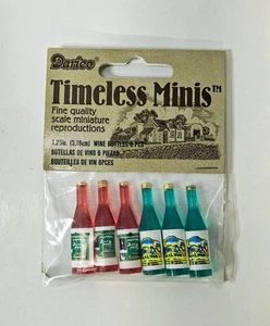 Darice 2306-15 Timeless Miniature Wine Bottles 6 Piece - Picture 1 of 2