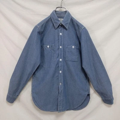 Engineered Garments Chambray Work Shirt USA Made Vintage Style 100% Cotton - Image 1 of 4