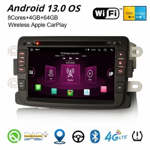 Android 14 Autoradio Navi Renault Dacia Logan Dokker Sandero Duster Lodgy Captur - Bild 1 von 24
