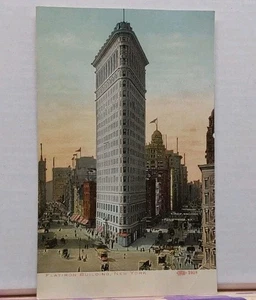 Antique Unposted Postcard The Flatiron Building New York NY - Picture 1 of 2