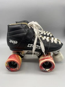 Pattini a rotelle vintage Labeda LT429 misura 4 con ruote Twister Sure Grip - NERO - - Foto 1 di 17