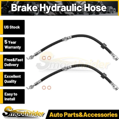 Sunsong 2pcs Front Brake Hydraulic Hose For Mazda Protege 1999-2001 2002 2003 - Изображение 1 из 4