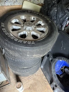 20" DODGE RAM 2500 — 4 FACTORY OEM WHEELS TIRES POLISHED aluminum  sensors - Picture 1 of 1