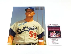 Don Drysdale Signed 8 x 10 Color Photo Dodgers JSA Auto - Picture 1 of 3