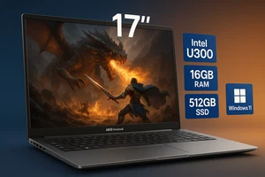 Asus Vivobook 17" Notebook | Intel U300 4,40Ghz | 16GB RAM | 512GB | Win 11 - Bild 1 von 10