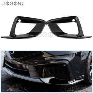 Carbon Front Bumper Fog Lamp Grille Cover For Acura Integra DE5 Type S 2024-2025 - Picture 1 of 11