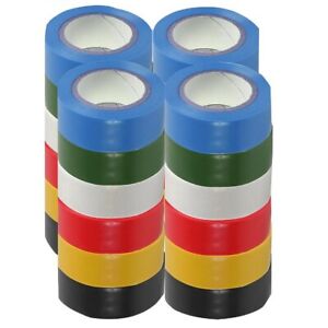 PVC Electrical Insulating Tape Flame Retardent Coloured Insulation Tapes 19mm