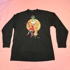 VTG The Nightmare Before Christmas T Shirt 80s Sally Baby Halloween Long Sleeve - Picture 1 of 10