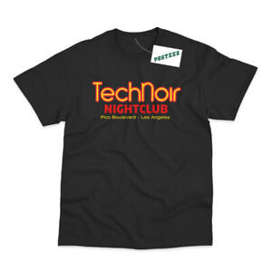 Tech Noir Nightclub Inspired by Terminator Printed T-Shirt
