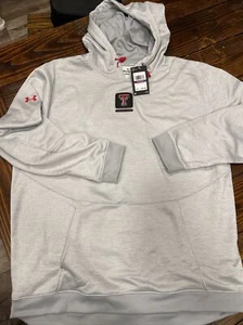 Under Armour TEXAS TECH Storm AF Hoodie Fleece Lined 1378468 Black MENS SZ XXL - Picture 1 of 7