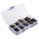 90 Sets Chicago Screws Assorted Kit, 6 Sizes of Round Flat Head Leather5617