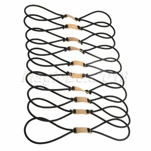 Hot Black Elastic Bungee Rubber Band With Pouches For Hunting Slingshot Catapult - Picture 1 of 14